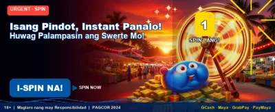 Spin and Win Huge Prizes banner